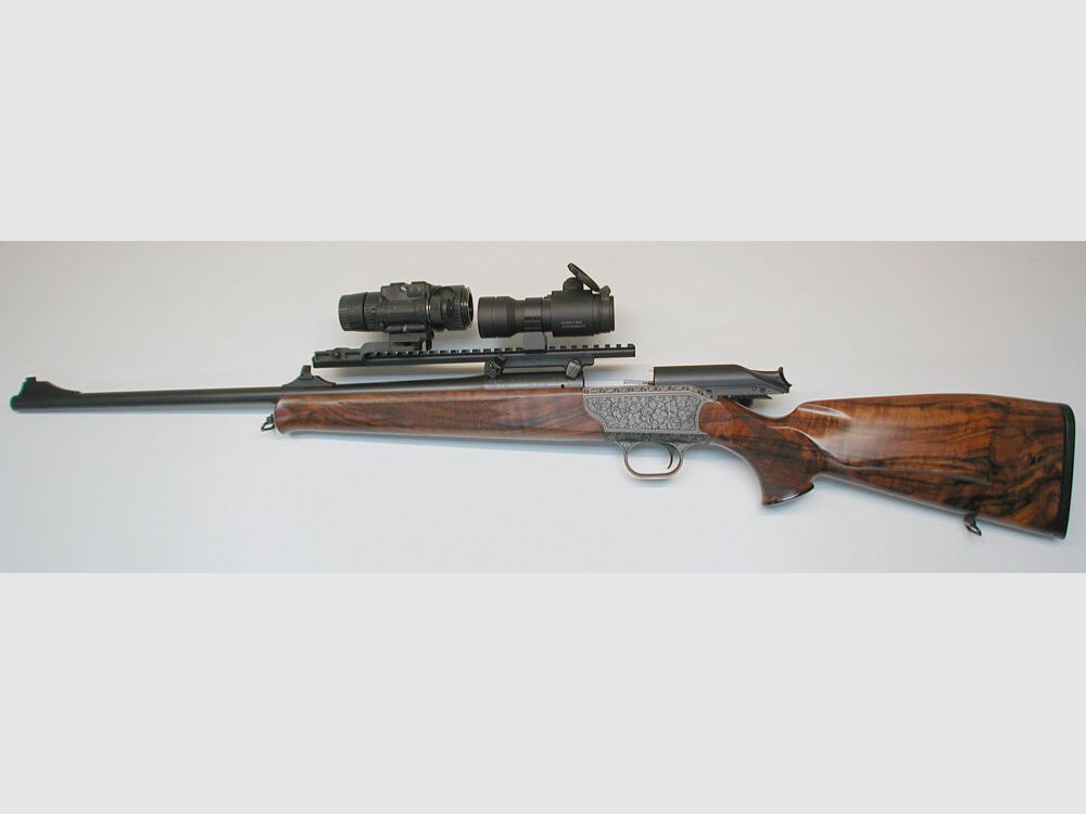 Rail d'adaptateur pour montages de lunettes de Blaser, EAW, Recknagel, etc. ZF Zeiss avec rail intérieur sur anneaux Weaver/Picatinny