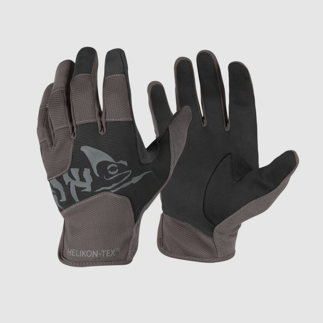 Guantes tácticos Helikon-Tex All Round Fit® - Negro / Gris Sombra A L