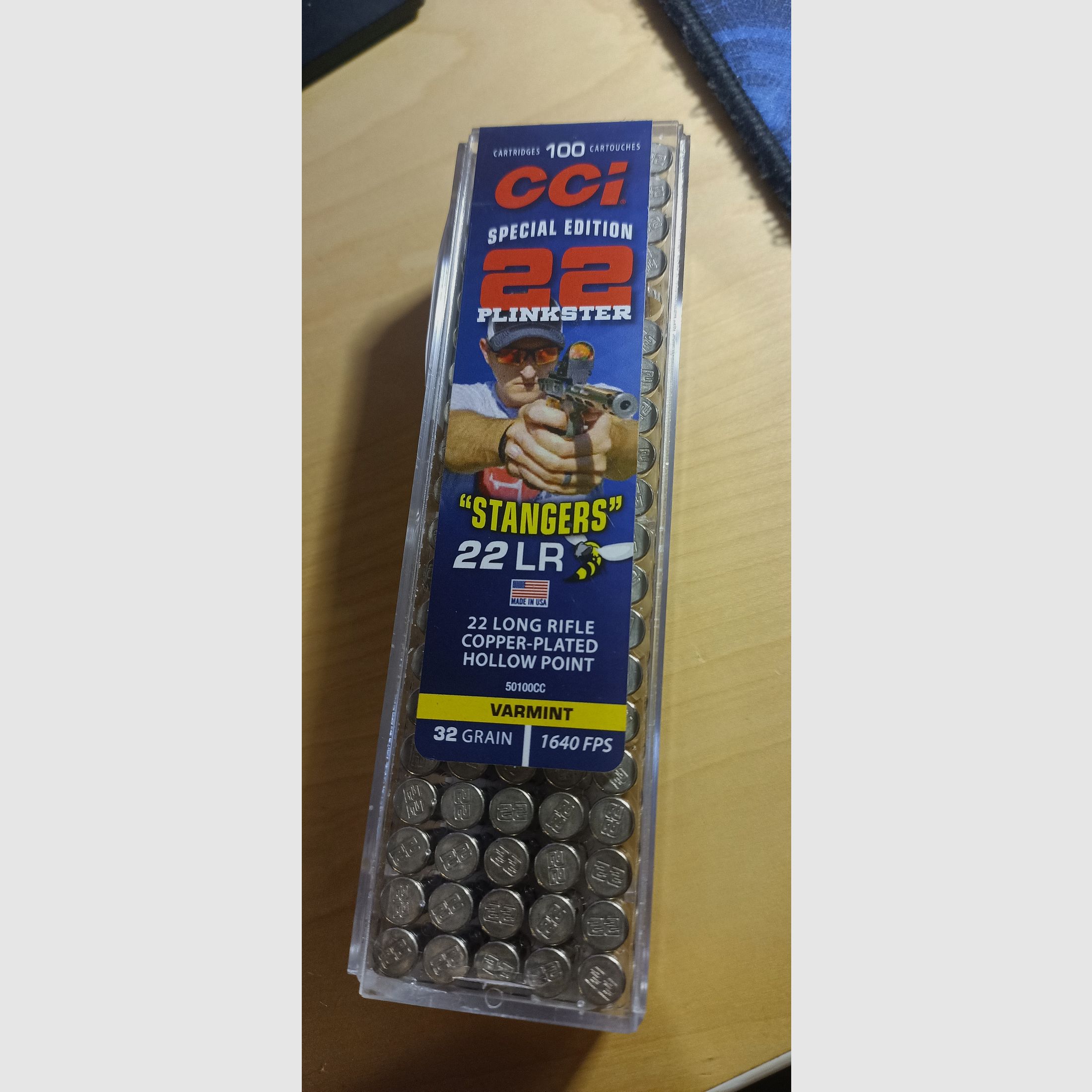 .22LR, CCI Stangers (Stinger) 595 colpi