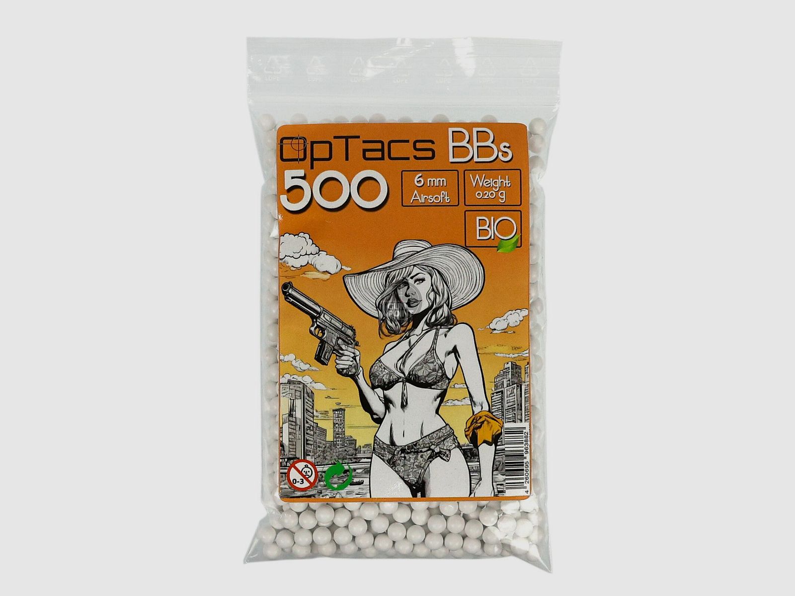 Softair - Kugeln OpTacs Supreme BIO BBs 0,20 g 500 Stk.