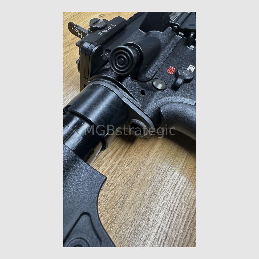 Heckler & Koch MR223 A3 Slim-Line 14,5" Lauf - halbautom. Büchse .223Rem Das zivile H&K 416 - mit Original H&K Abzugs- und Schlagstück Pin mit extra Sicherung wie bei G95K + Original H&K QD End-Plate (doppelt neu verstemmt, siehe Foto)