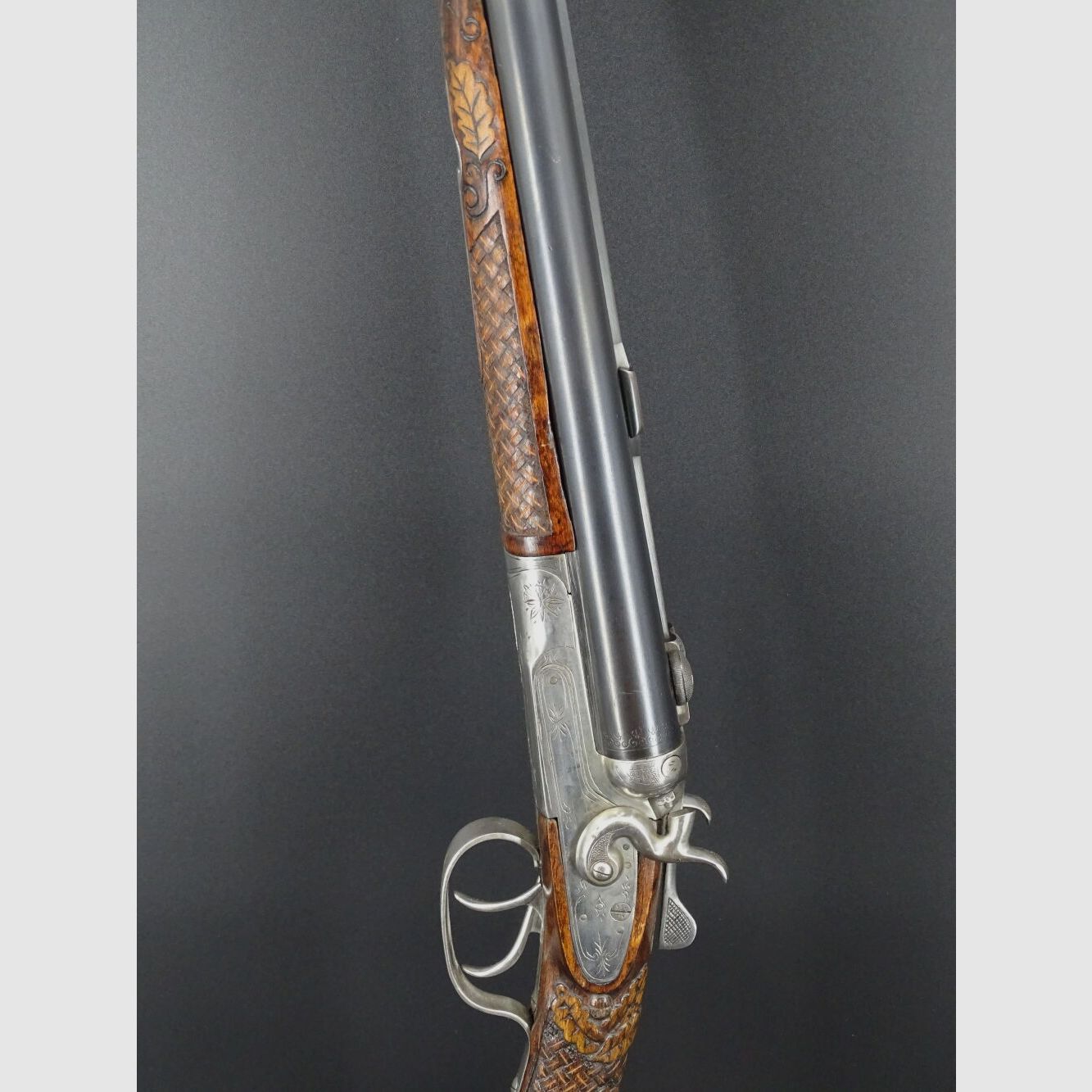 Hahndoppelflinte 16/70 Lauflänge 72cm Hahndoppelflinte