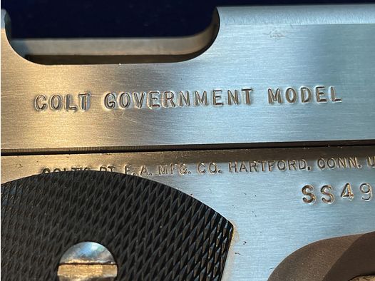 COLT GOVERNMENT MK IV Kal. 9mm