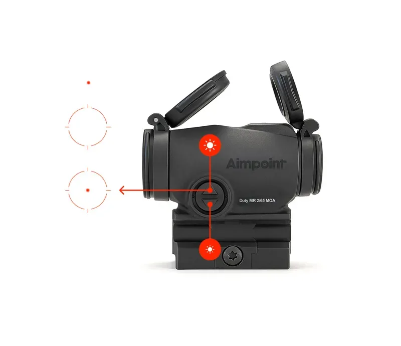 Aimpoint DUTY RDS MR (Multi Reticle 2/65MOA) 39 mm voor Picatinny, afbeelding 2 van 9