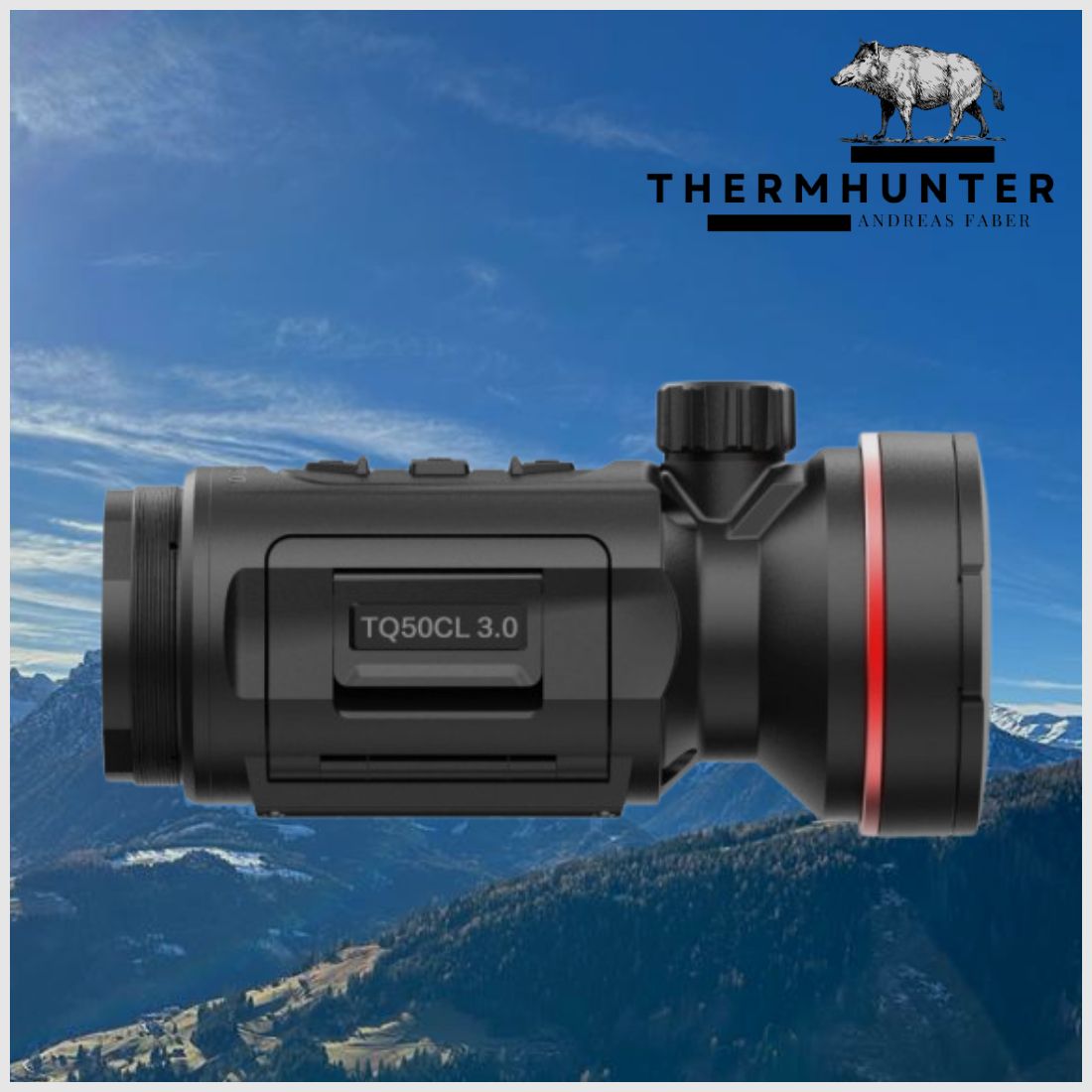 Hikmicro Clip-On Thunder TQ50CL 3.0 Komplettset mit Adapter -NEU-