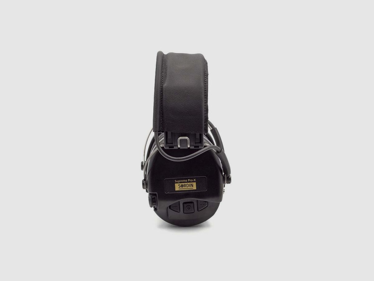 Sordin Supreme Pro-X Kopfbügel PVC, Farbe: Schwarz, Kopfbügel: Schwarzes Textil, Bild 2 von 3