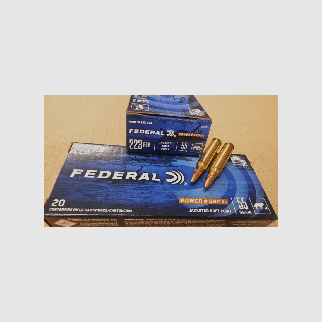 .223/55grs Power Shok Federal 20 Stk. #223A#