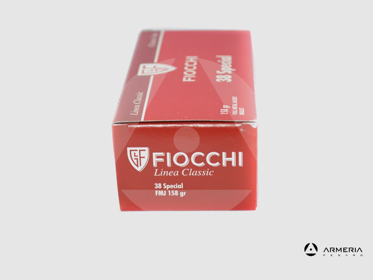 Fiocchi Linea Classic calibre 38 Special FMJ 158 granos – 50 cartuchos, imagen 2 de 2