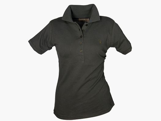 Hubertus Pique Shirt Damen dkl. oliv