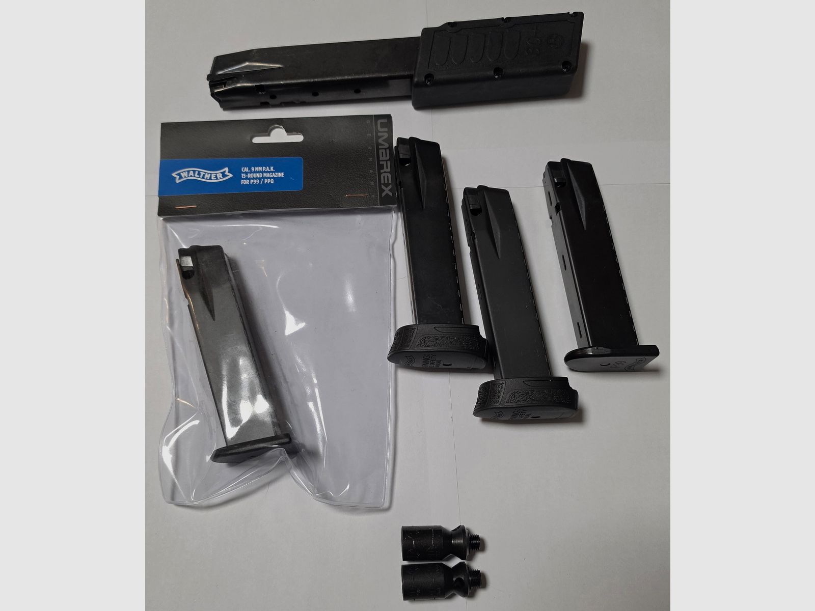 Walther P99 /PPQ Magazin 9mm PAK pistola de fogueo SRS