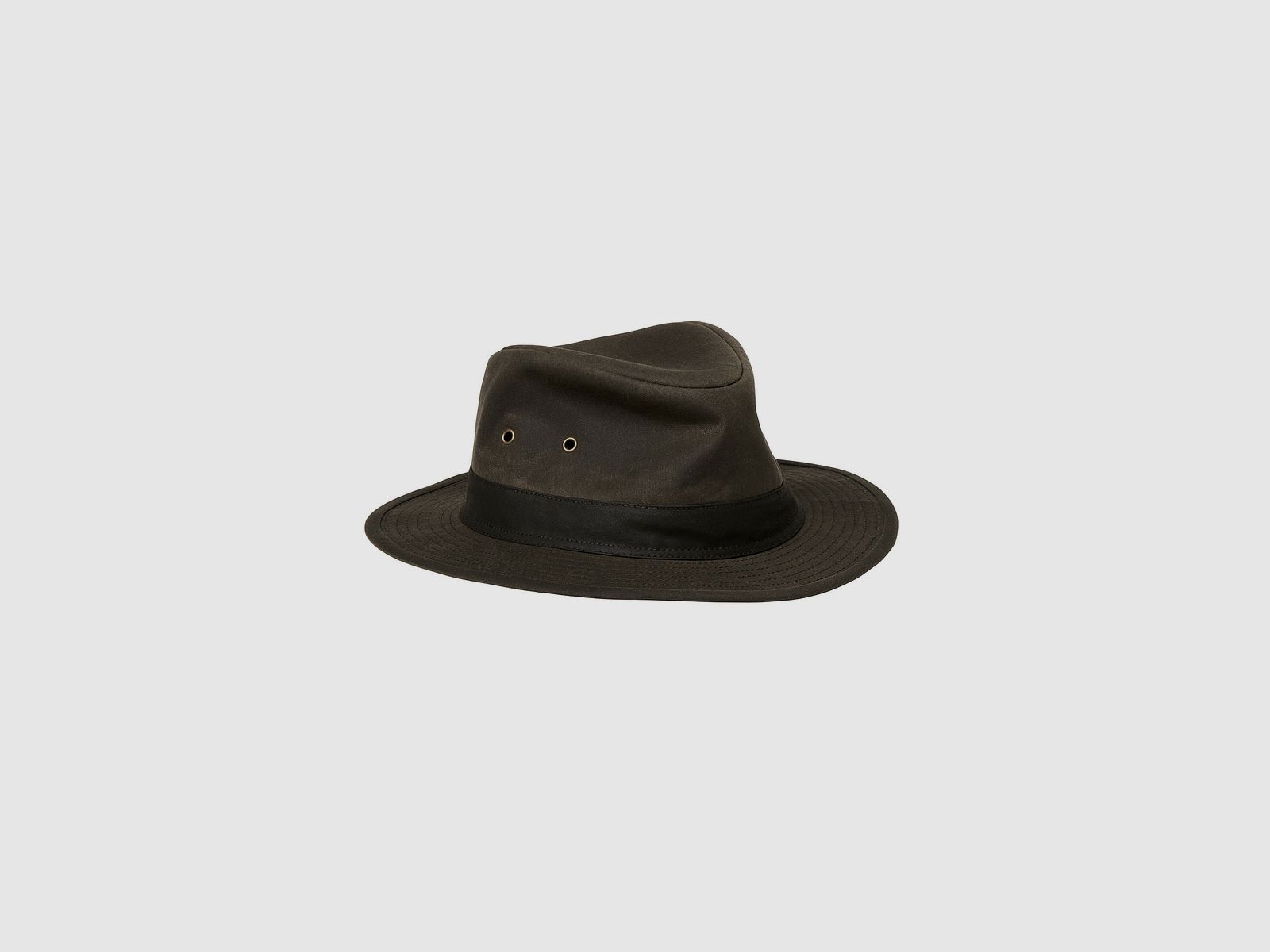 Sombrero de Algodón Cerado Chevalier Bush, 57, Marrón
