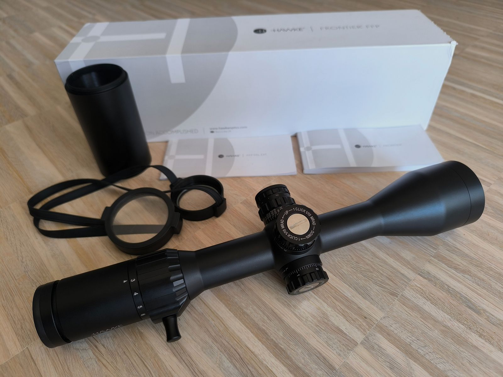 Hawke Frontier 3-15X50 SF FFP Mil Ext. IR scope