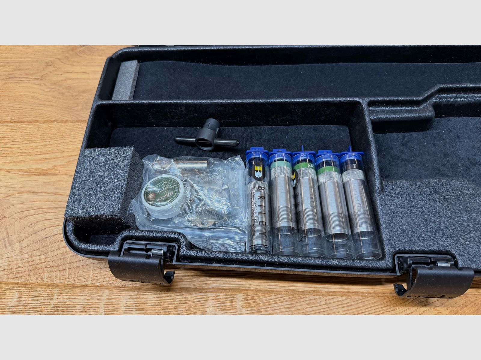 Blaser F16 Game 12/70 / HK 6 / Mattierter Schaft / 5 Briley Wechselchokes / Custom Leuchtkorn