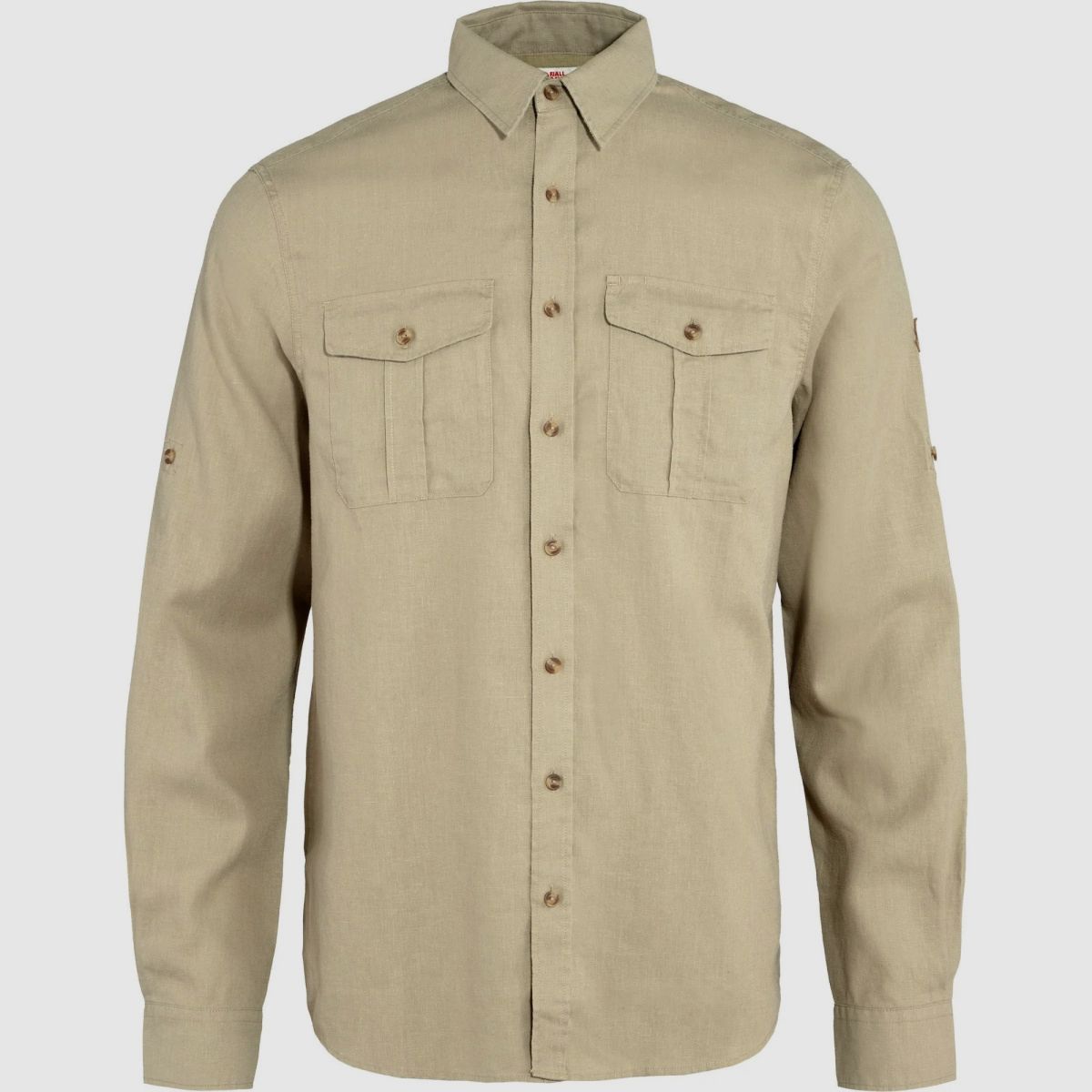 FJÄLLRÄVEN Övik Travel Shirt LS M Sand Stone