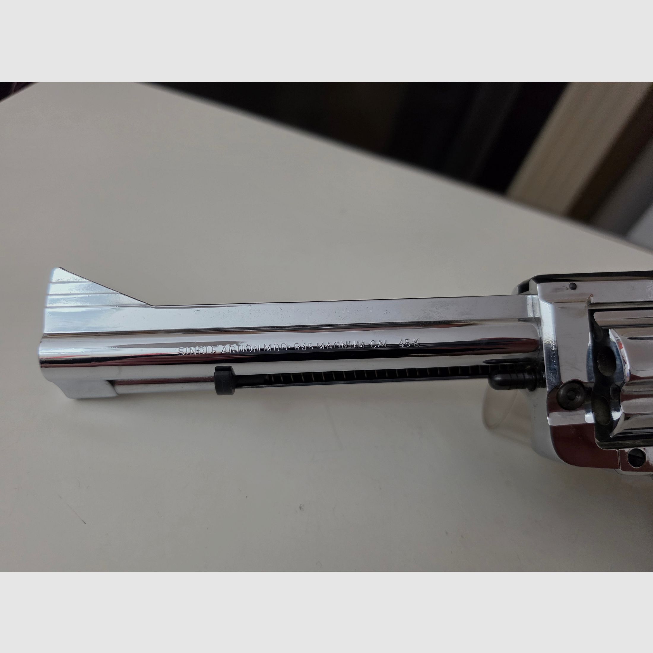 Reck Single Action Revolver Modell R45 PTB 487 cal. 45mm Knall , Bild 6 von 12