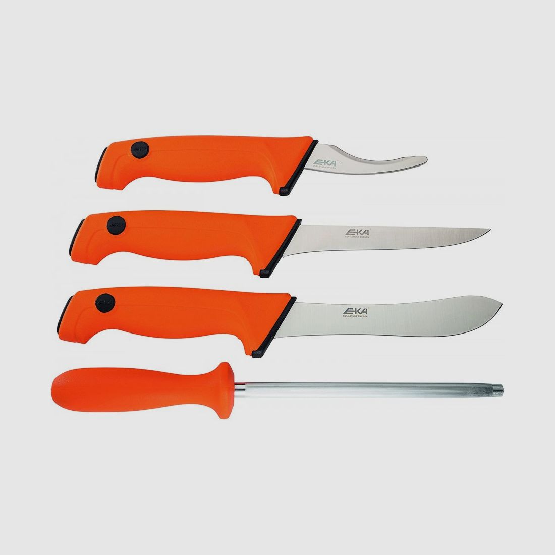 EKA Professional Knife Kit in Orange in Case