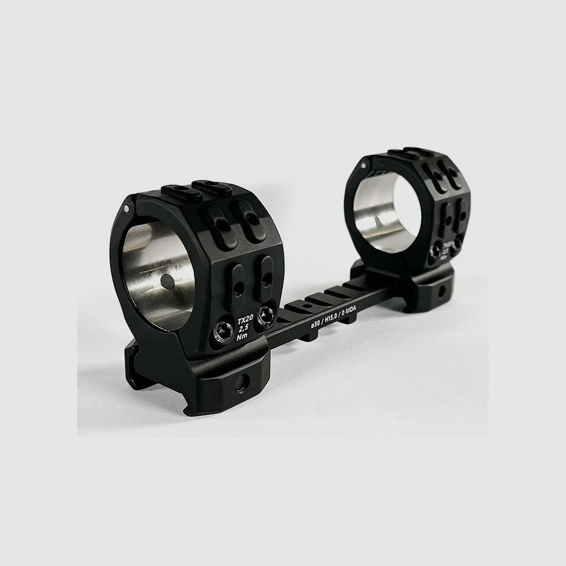 Montaje en bloque ERATAC T7, corto ø 30 mm + 15 mm de altura (0 MOA de inclinación)