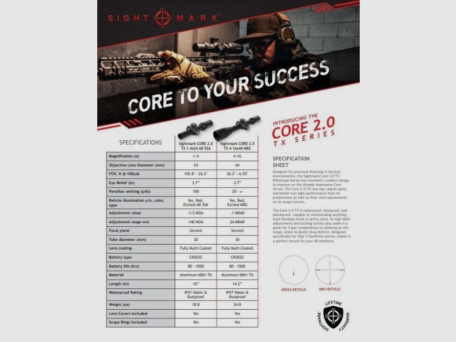 Sightmark Core TX 2.0 4-16x44 MR2 #SM13121MR, Bild 9 von 10