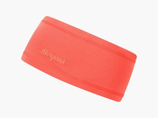 Bergans Bergans Bandeau en Laine Peachy Red 56