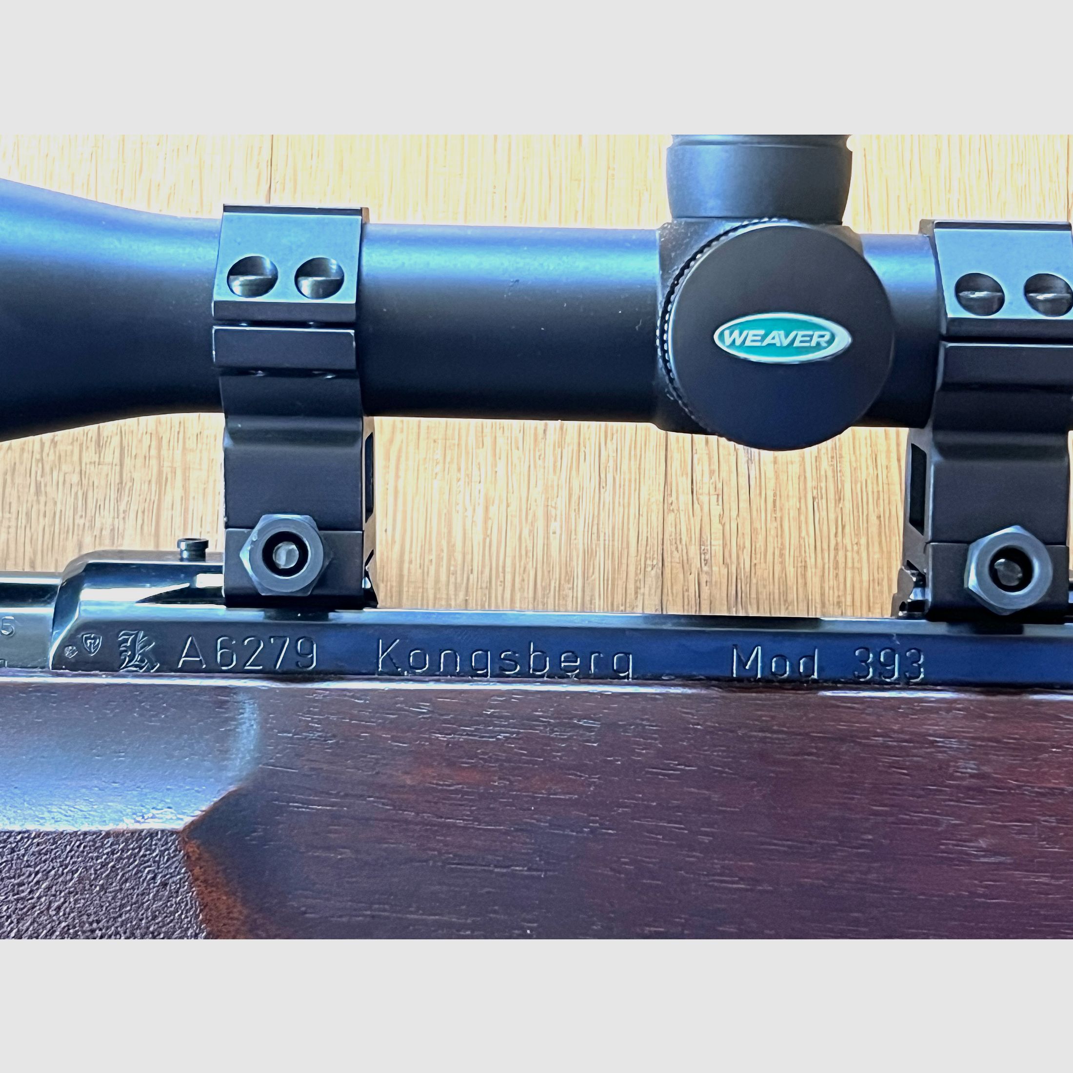 Kongsberg 393 met ZF Weaver 5-25x56mm scope