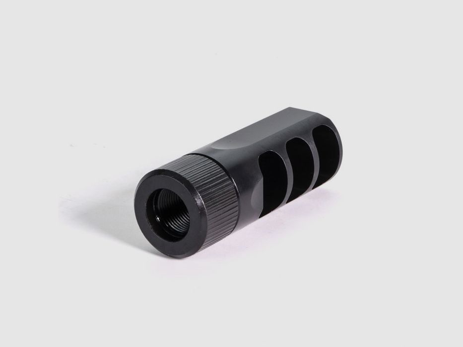 FAXON FIREARMS 5.56X45 NATO MUZZLOK® FOR AR-15 FAXON FIREARMS GUNNER 5.56NATO MUZZLOK 3-PORT MUZZLE BRAKE 1/2″-28 THREADS, imagen 2 de 8