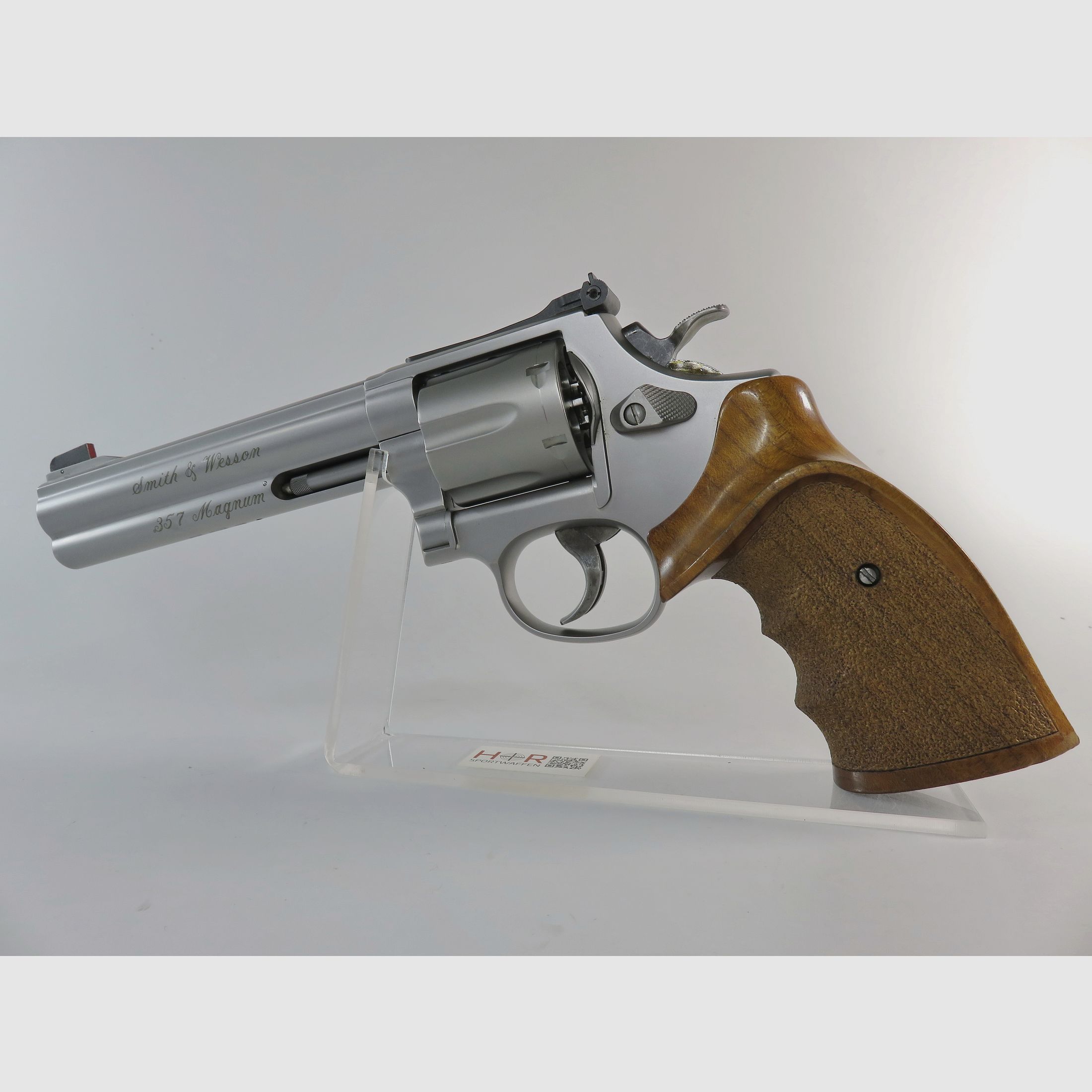 Revolver Smith & Wesson Mod 686-5 Target Champion | .357 Mag. | 6 Zoll | Nill-Griff | Top-Zustand