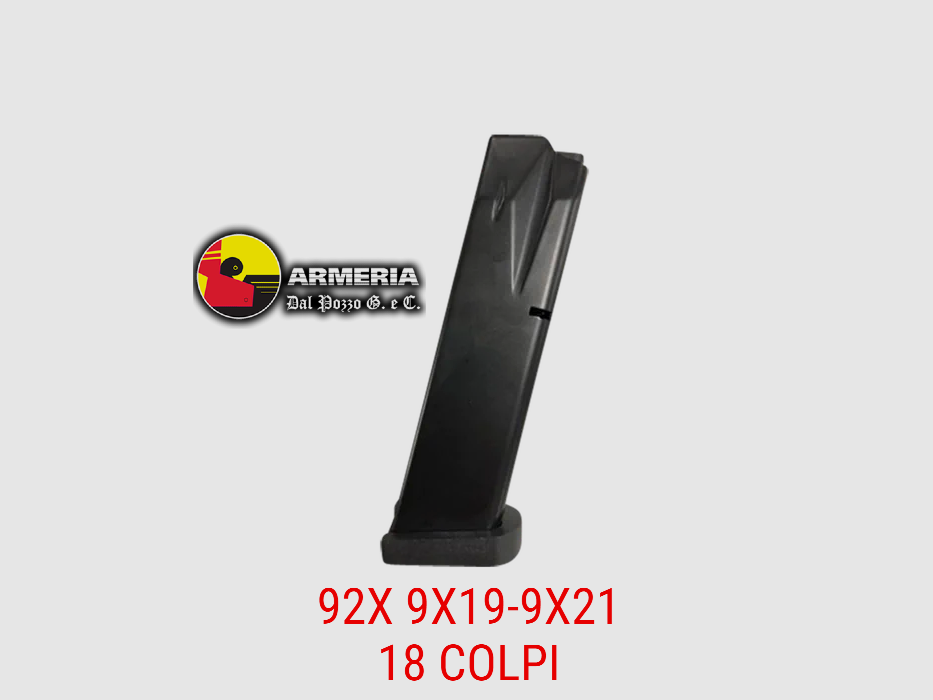 MAGAZINE BERETTA 92X 18 ROUNDS 9X21-9X19