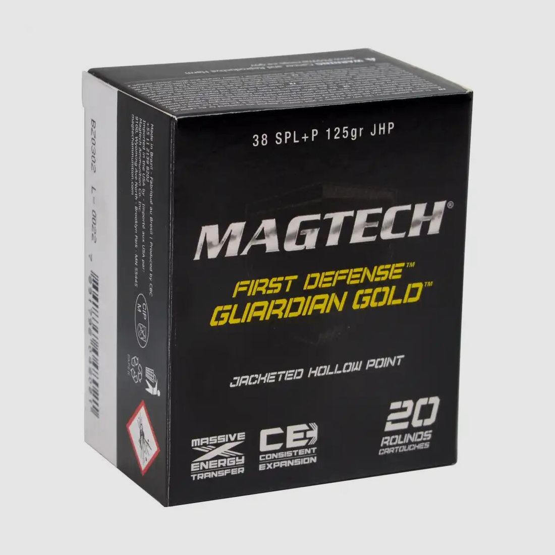 Magtech "Guardian Gold" 125grs - 20St