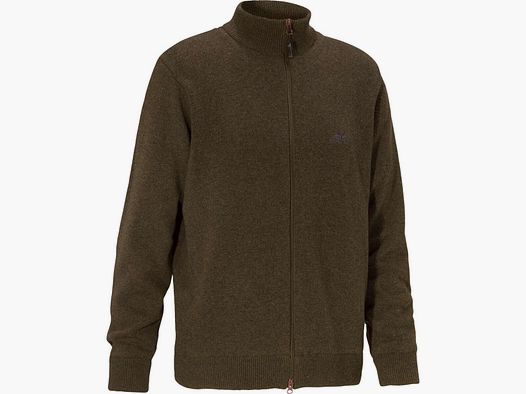 Swedteam Brad Klassischer Pullover mit durchgehendem Reißverschluss Braun L