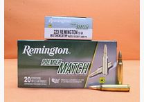 Remington Patrone .223Rem Remington 52grs BTHP (RM223R2) VE 20 Patronen (Matchking)/ 3,37g Hohlspitz-Torpedoheck-Match