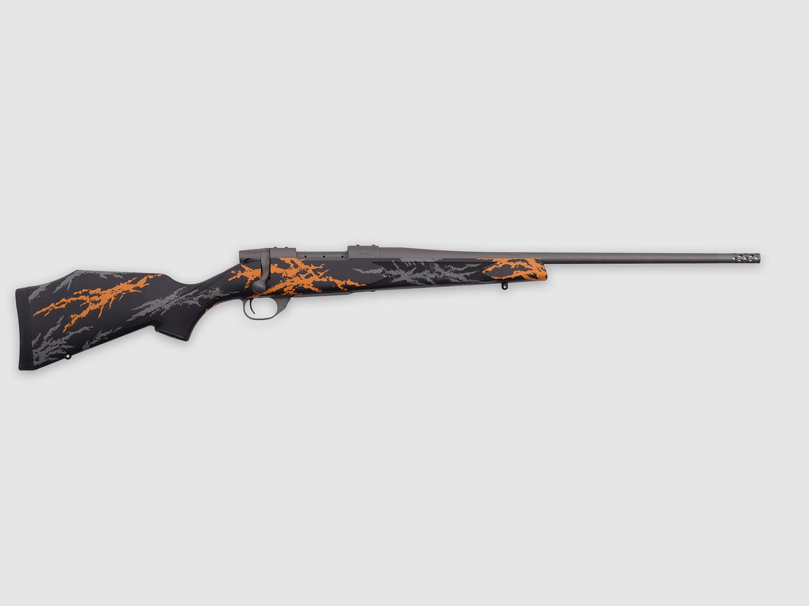 Weatherby Vanguard Compact Hunter .308 Win. 20"/51cm Nero/Arancione 1/2"x28 Fucile a ripetizione con slitta Picatinny