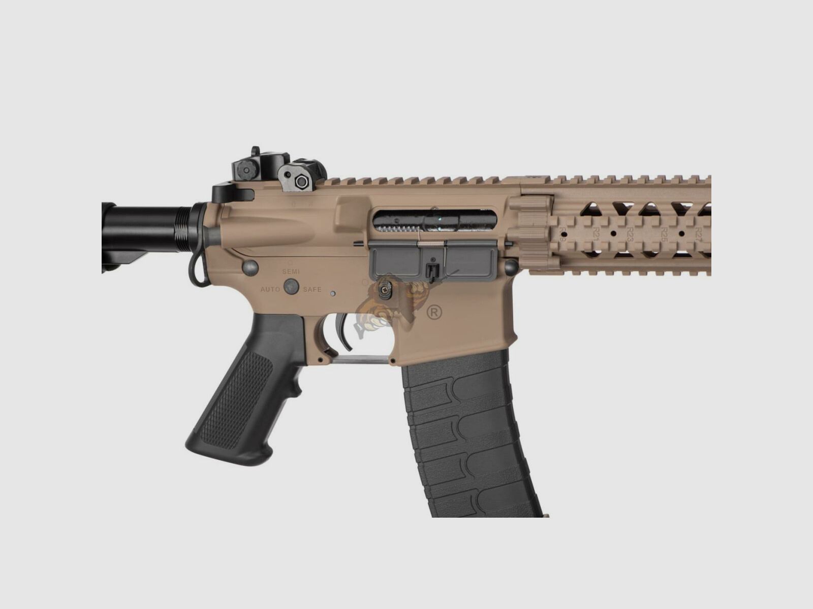 G&G CM18 Mod1 long RIS/rail cover FDE/Black S-AEG Airsoft rifle free from 18 years