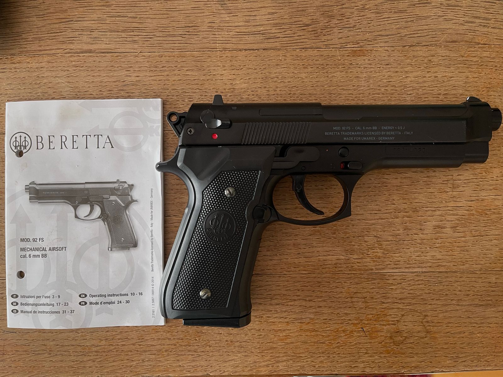 Umarex Beretta FS Model 92 FS 6mm Mechanical Airsoft