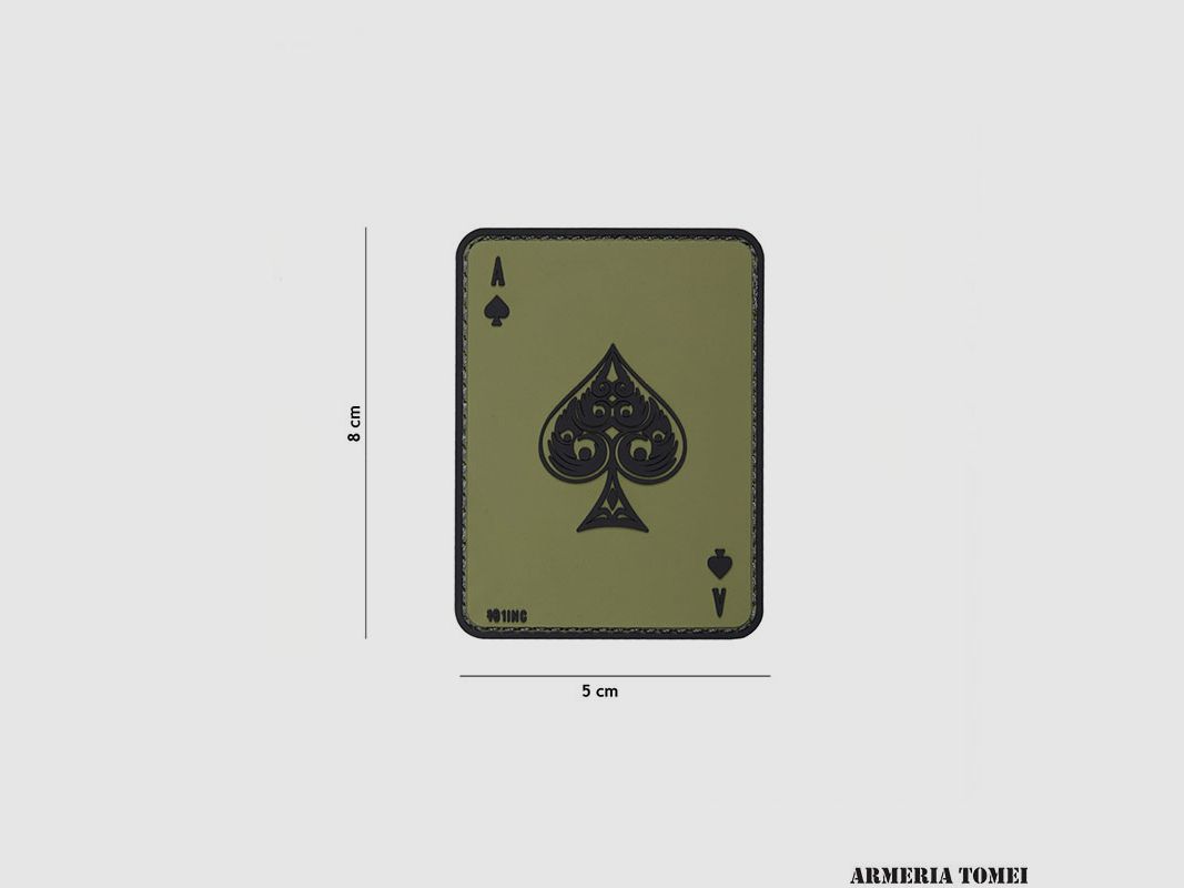 PATCH – 3D PVC ASSO DI PICCHE GRÜN