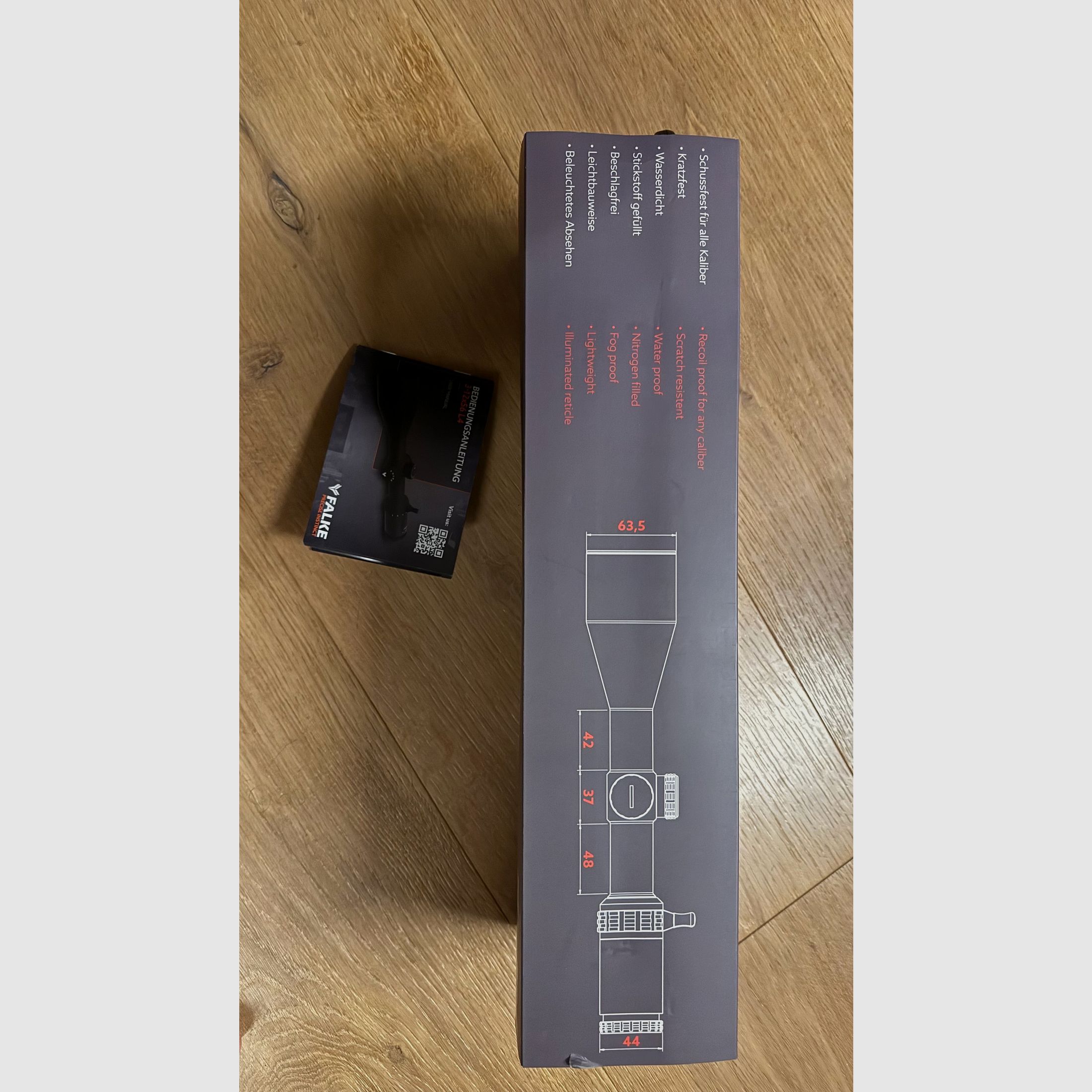 New 3-12x56 L4 reticle Precise Instinct Falke Vector Optics mount scope