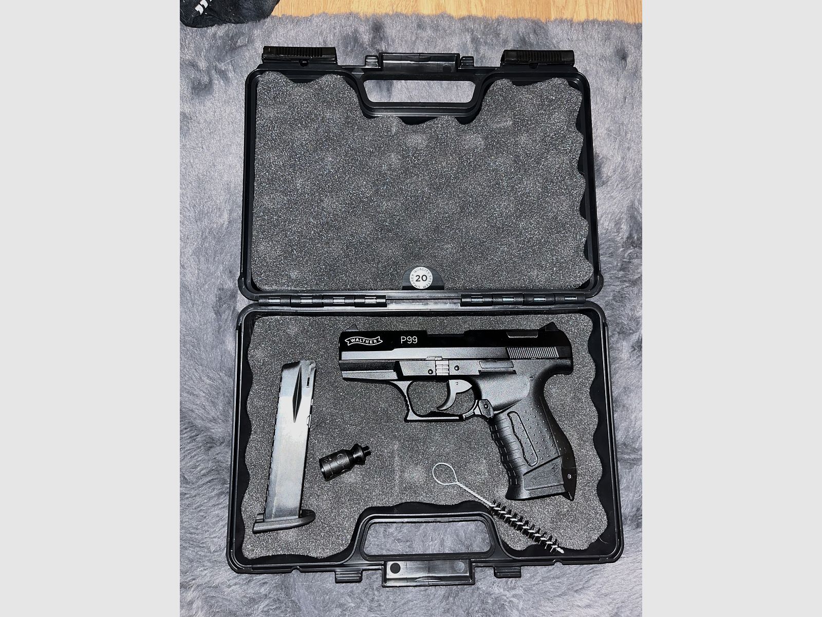 Walther P99 BLK 9mm P.A.K. 15R