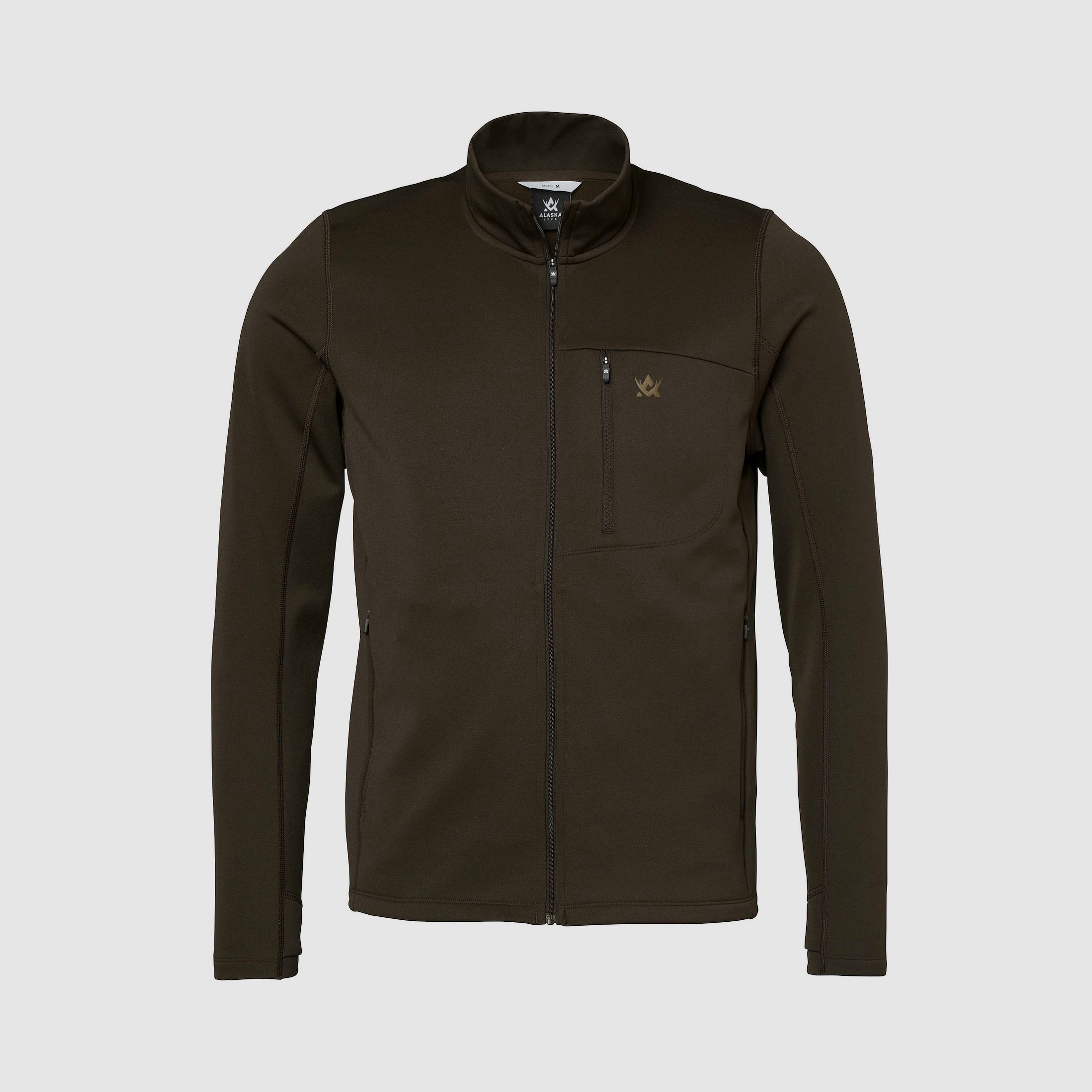 Alaska 1795 Thermodry Jacket Men Solid Brown XL