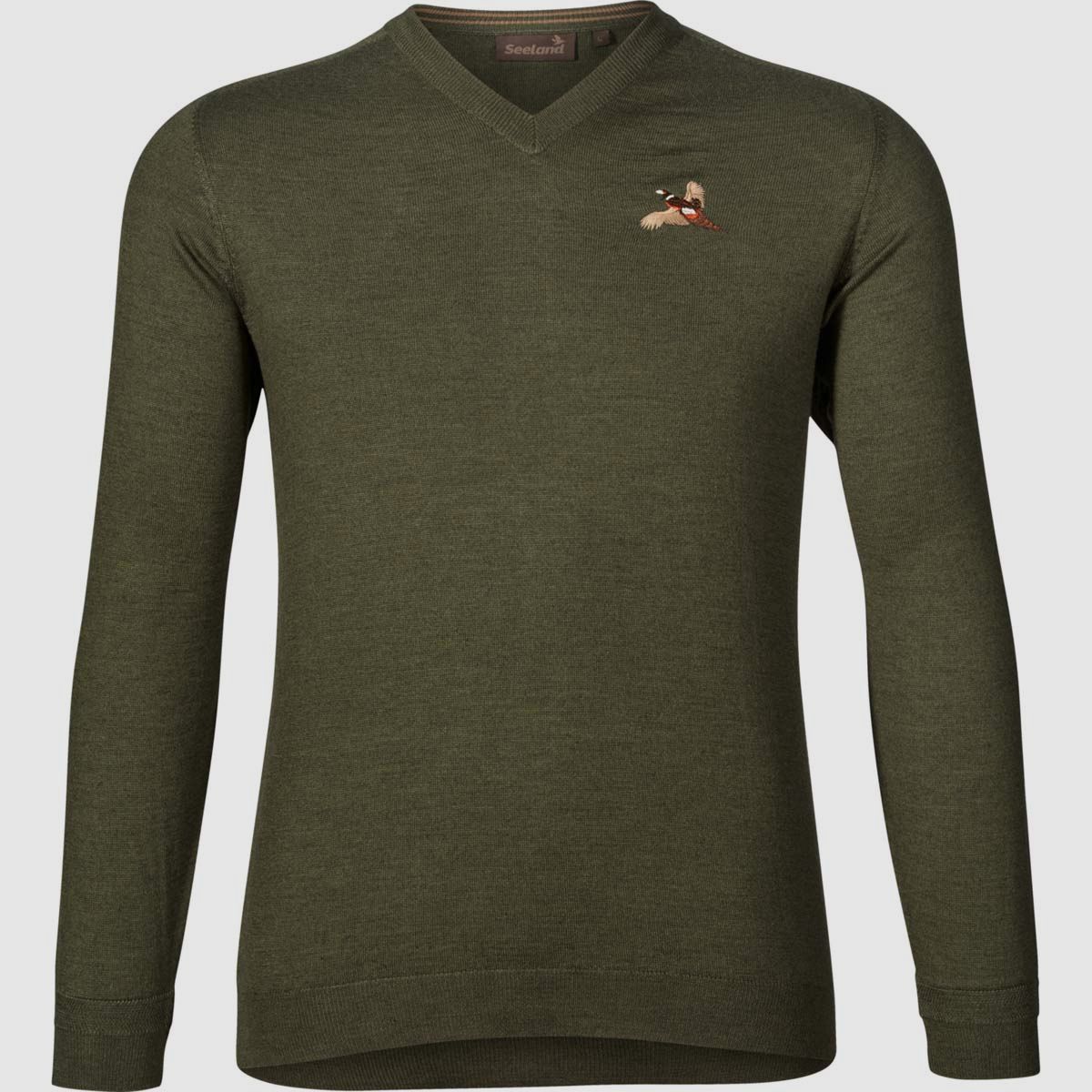 Seeland Pullover Woodcock V-Ausschnitt Classic green