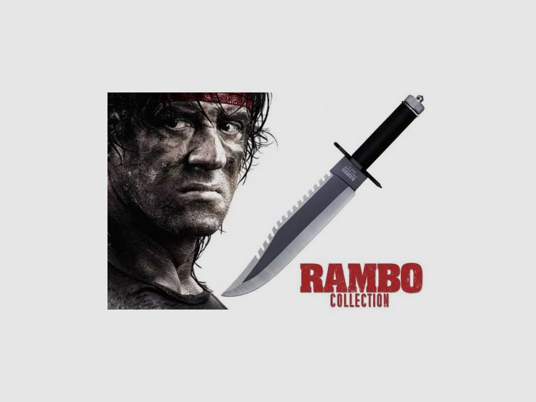 Rambo 2 First Blood Part II Bowie Messer Premium Edition
