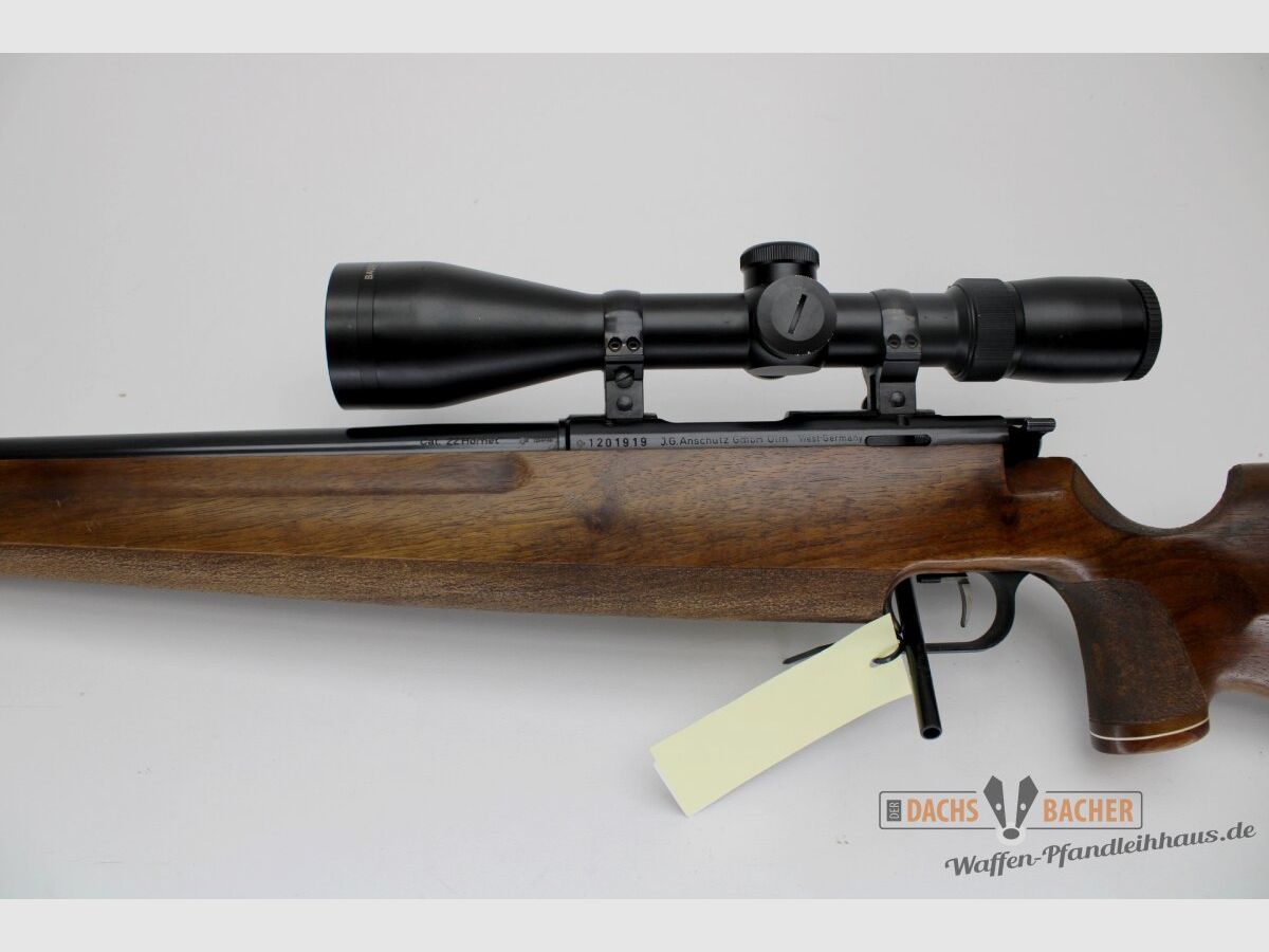Fusil EL Anschütz Match cal. .22 Hornet avec lunette #1