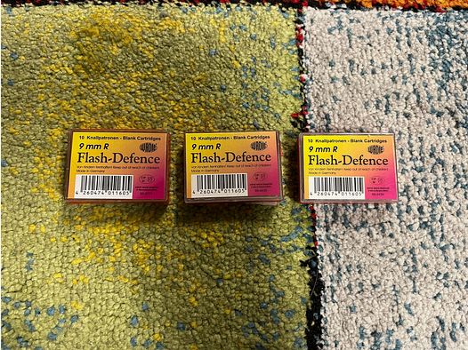 9mm RK Flash-Defence knalpatronen