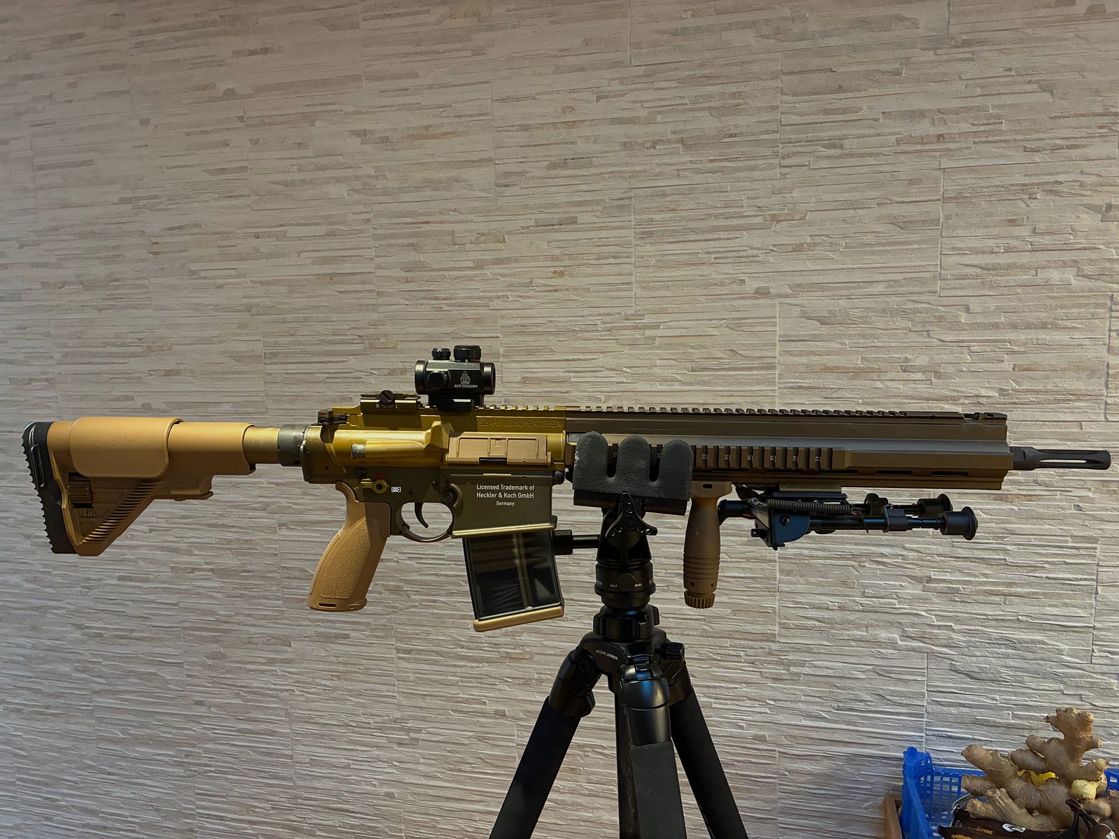 Airsoft Geweer H+K G 28 6 mm BB elekt. 1,7 Joule SAEG+ Magazine