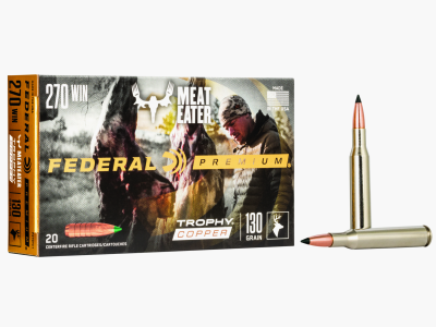 Federal Büchsenmunition Premium .270 Win. 8,4 g / 130 gr Trophy Copper