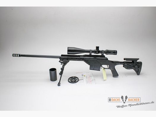 Rep. rifle Savage 110 BA Stealth cal. .300 Win Mag con Hawke Sidewinder 8-32x56 y bipode
