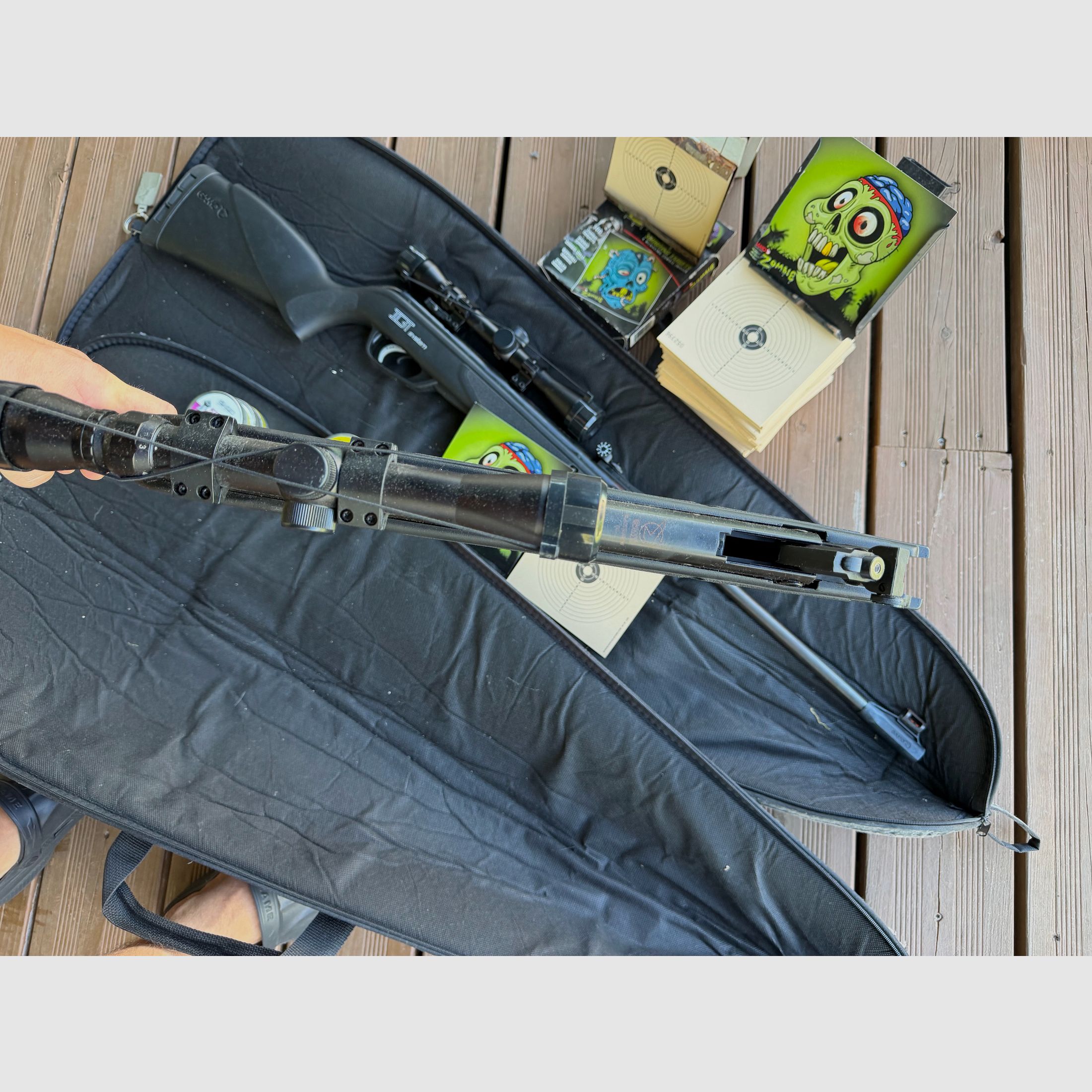 2x Gamo IGT System carabine à air 4,5 mm incl. scope & accessoires complets