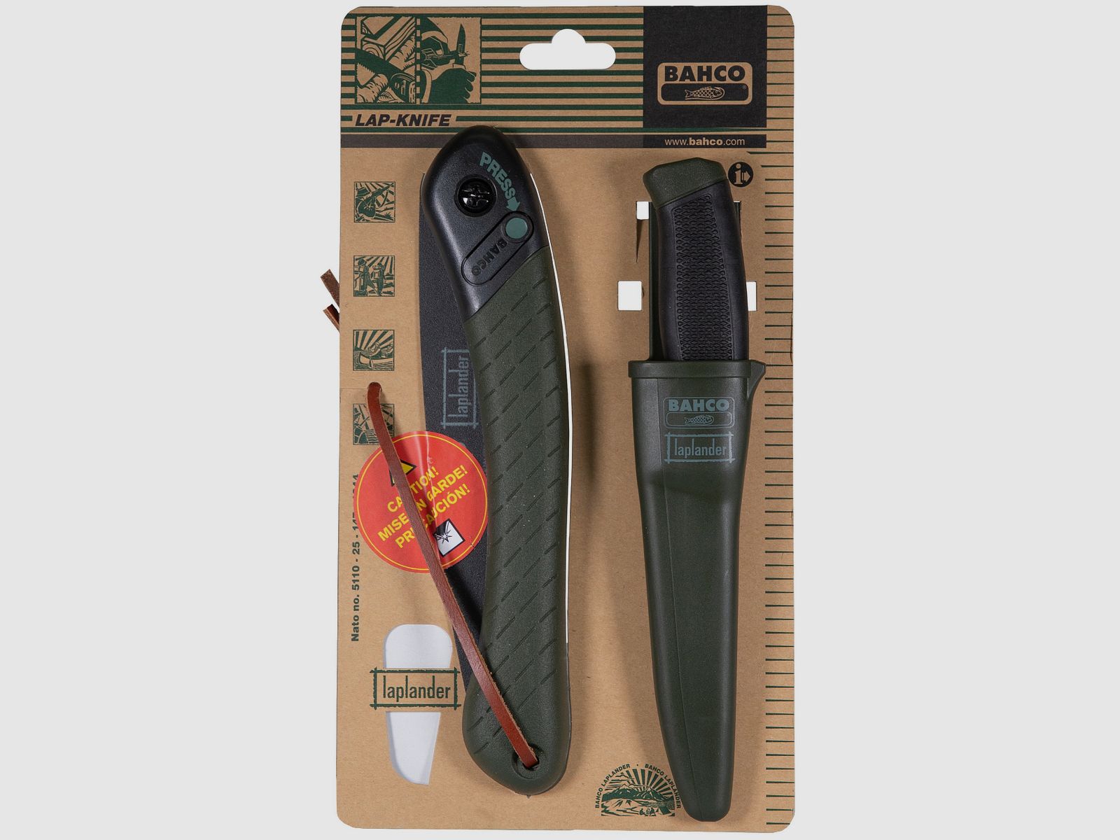 Set combinato Laplander, oliva