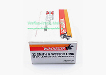 Winchester - USA Revolverpatronen .32S&Wlong 58grs. Rundkopf