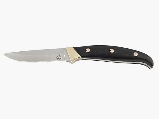 Cuchillo de cinturón PUMA TEC, G10 negro con pines de mosaico