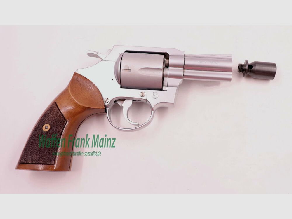 Melcher Cuno, Solingen ME 45 Officer matt verchromt .45short Knall