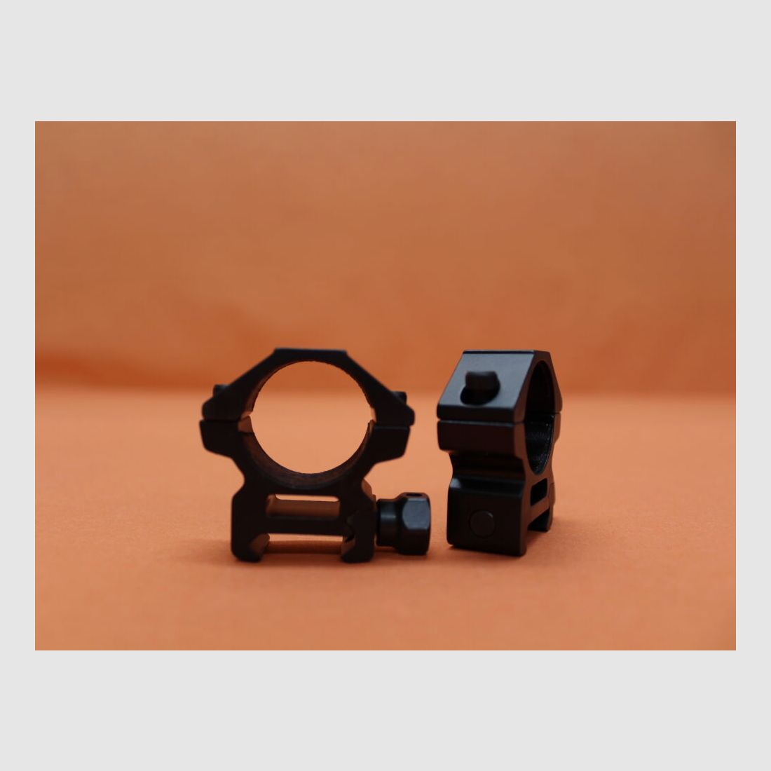 UTG - Leapers UTG Accushot anillas de montaje 1" bajas (RGWM-25L2) aluminio negro mate para perfil Picatinny BH=10mm